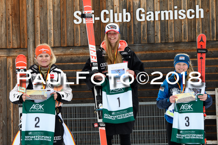FIS, Int. Dt. Meisterschaft Super-G, NC,  Damen + Herren, 23.03.2018