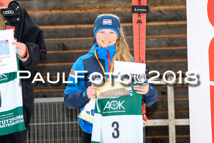FIS, Int. Dt. Meisterschaft Super-G, NC,  Damen + Herren, 23.03.2018