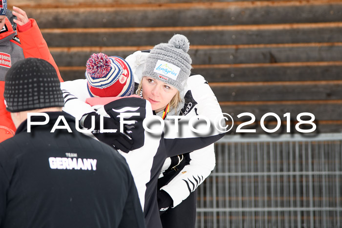 FIS, Int. Dt. Meisterschaft Super-G, NC,  Damen + Herren, 23.03.2018