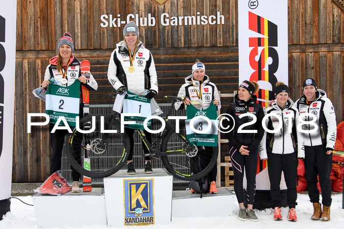 FIS, Int. Dt. Meisterschaft Super-G, NC,  Damen + Herren, 23.03.2018