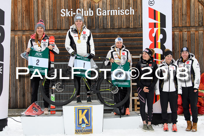 FIS, Int. Dt. Meisterschaft Super-G, NC,  Damen + Herren, 23.03.2018