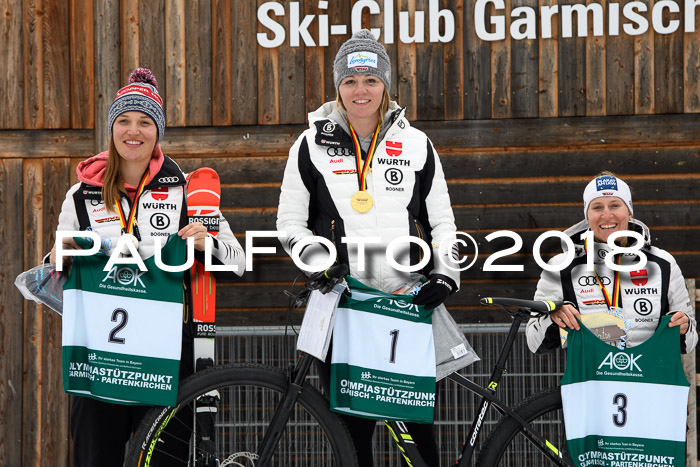 FIS, Int. Dt. Meisterschaft Super-G, NC,  Damen + Herren, 23.03.2018
