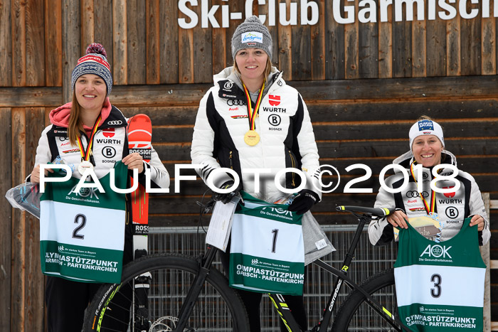 FIS, Int. Dt. Meisterschaft Super-G, NC,  Damen + Herren, 23.03.2018