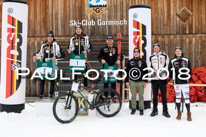 FIS, Int. Dt. Meisterschaft Super-G, NC,  Damen + Herren, 23.03.2018