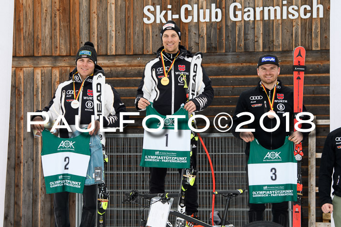 FIS, Int. Dt. Meisterschaft Super-G, NC,  Damen + Herren, 23.03.2018