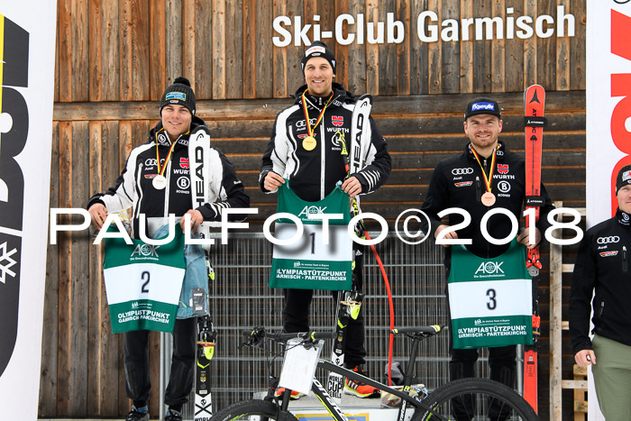FIS, Int. Dt. Meisterschaft Super-G, NC,  Damen + Herren, 23.03.2018