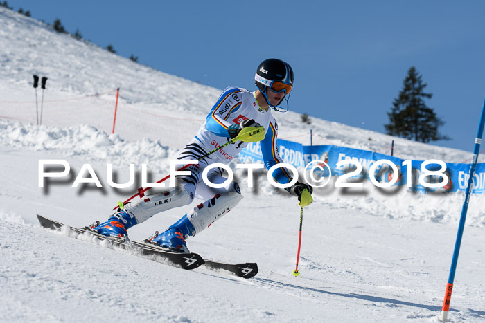 Int. Deutsche Meisterschaft Slalom Herren 25.03.2018