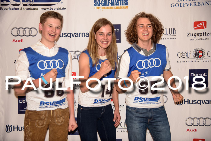 Ski Golf Masters 2018, Bay. Abend