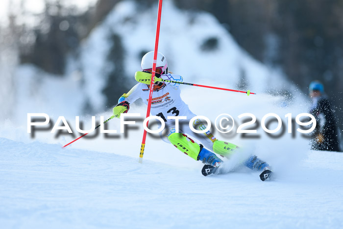 DSV Dt. Schülercup U14 SL 20.01.2019 Slalom