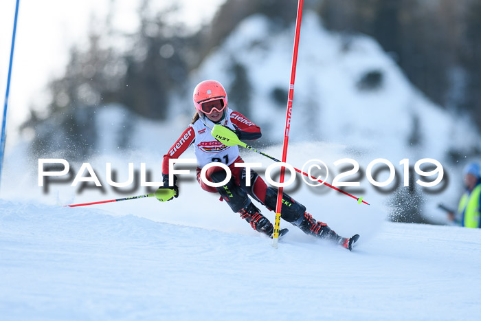 DSV Dt. Schülercup U14 SL 20.01.2019 Slalom