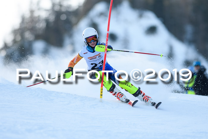 DSV Dt. Schülercup U14 SL 20.01.2019 Slalom