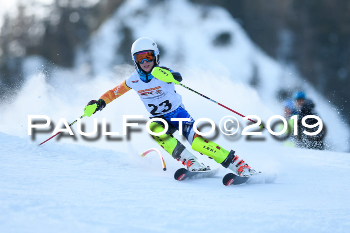 DSV Dt. Schülercup U14 SL 20.01.2019 Slalom