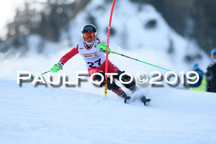 DSV Dt. Schülercup U14 SL 20.01.2019 Slalom