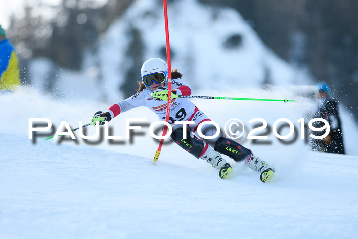 DSV Dt. Schülercup U14 SL 20.01.2019 Slalom