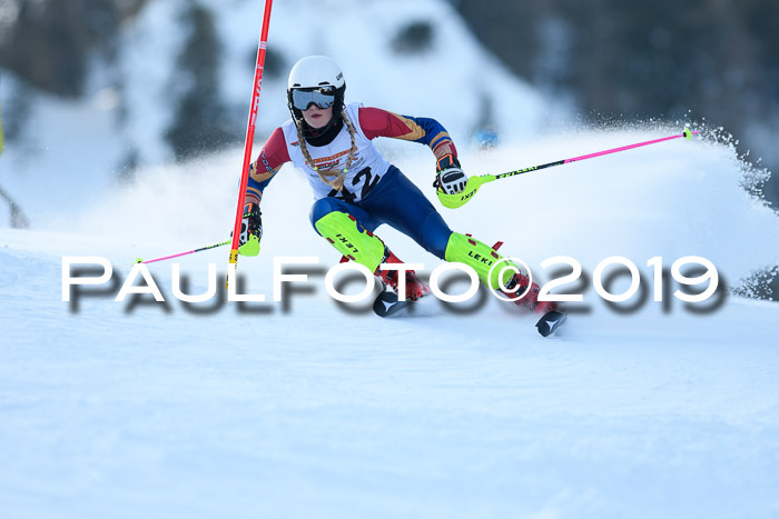 DSV Dt. Schülercup U14 SL 20.01.2019 Slalom