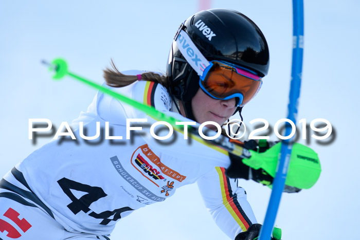 DSV Dt. Schülercup U14 SL 20.01.2019 Slalom