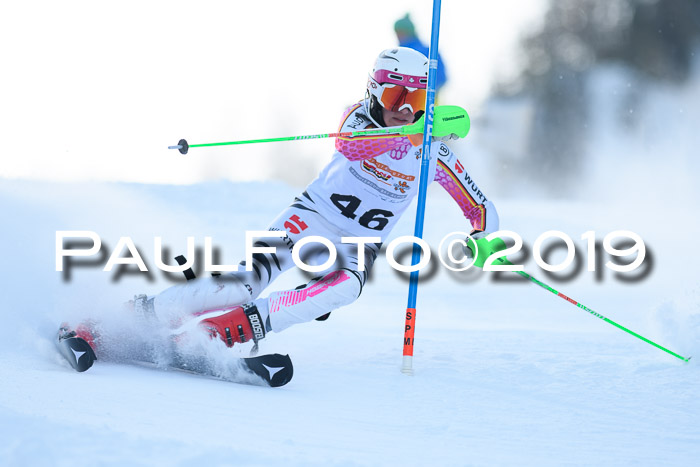 DSV Dt. Schülercup U14 SL 20.01.2019 Slalom