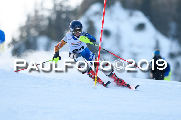 DSV Dt. Schülercup U14 SL 20.01.2019 Slalom