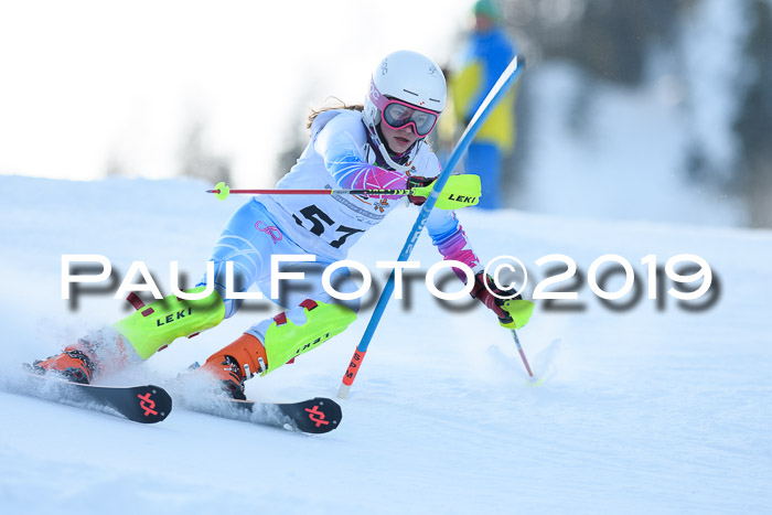 DSV Dt. Schülercup U14 SL 20.01.2019 Slalom