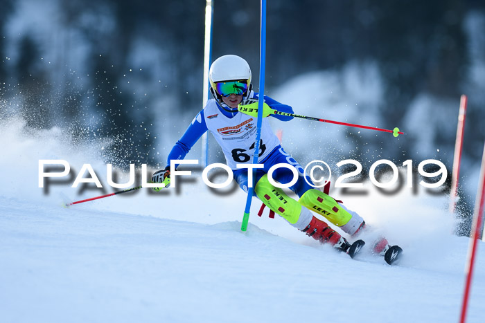 DSV Dt. Schülercup U14 SL 20.01.2019 Slalom