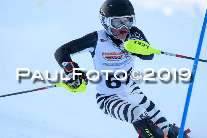 DSV Dt. Schülercup U14 SL 20.01.2019 Slalom