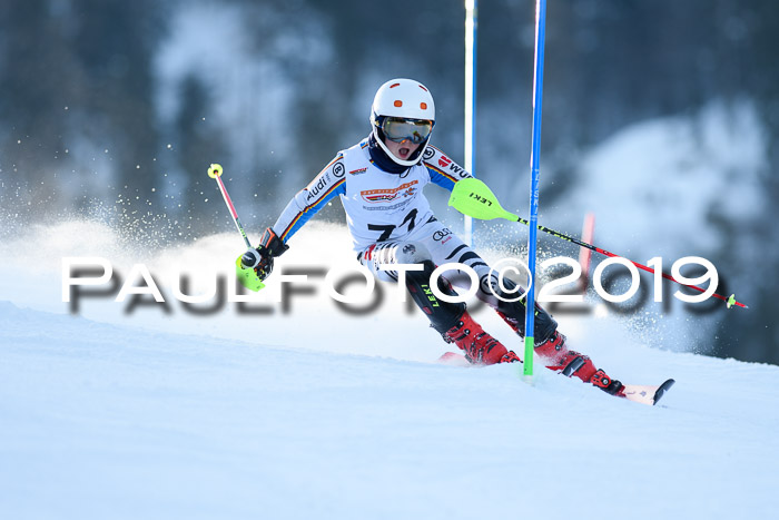 DSV Dt. Schülercup U14 SL 20.01.2019 Slalom