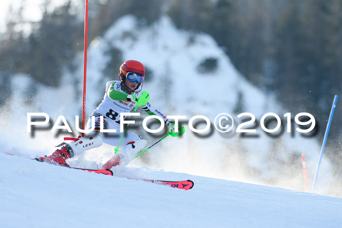 DSV Dt. Schülercup U14 SL 20.01.2019 Slalom