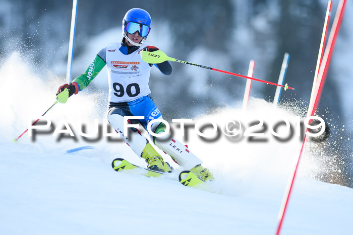 DSV Dt. Schülercup U14 SL 20.01.2019 Slalom