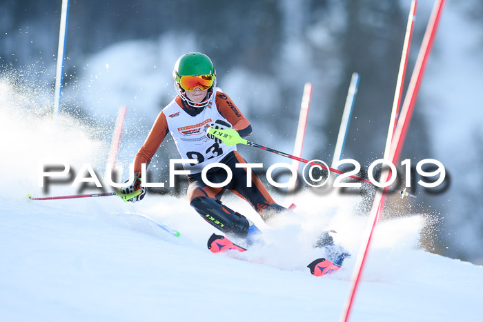 DSV Dt. Schülercup U14 SL 20.01.2019 Slalom