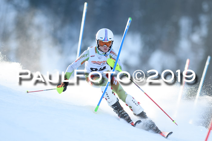 DSV Dt. Schülercup U14 SL 20.01.2019 Slalom