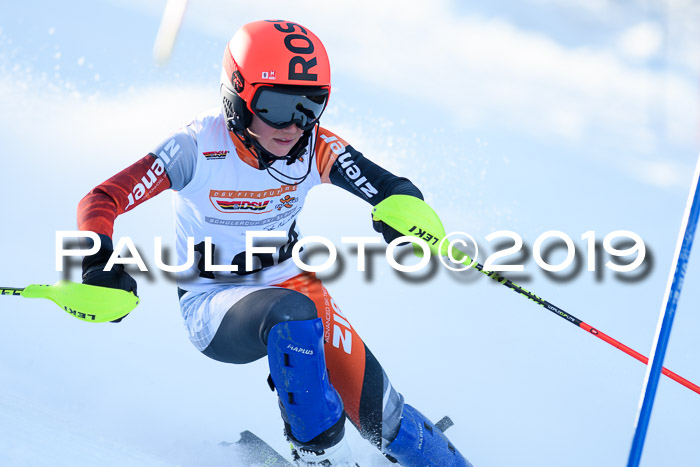 DSV Dt. Schülercup U14 SL 20.01.2019 Slalom