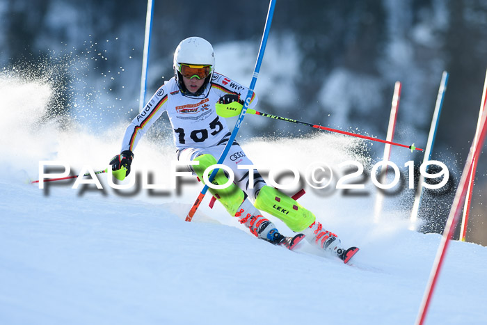 DSV Dt. Schülercup U14 SL 20.01.2019 Slalom