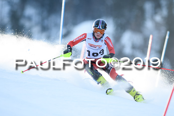 DSV Dt. Schülercup U14 SL 20.01.2019 Slalom