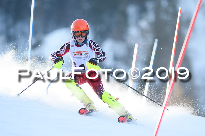 DSV Dt. Schülercup U14 SL 20.01.2019 Slalom