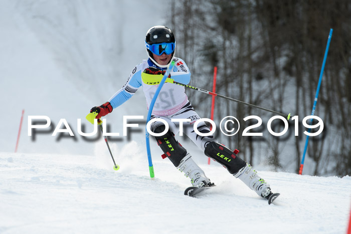 DSV Dt. Schülercup U14 SL 20.01.2019 Slalom