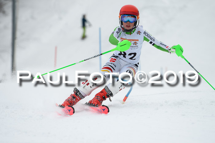 DSV Dt. Schülercup U14 SL 20.01.2019 Slalom