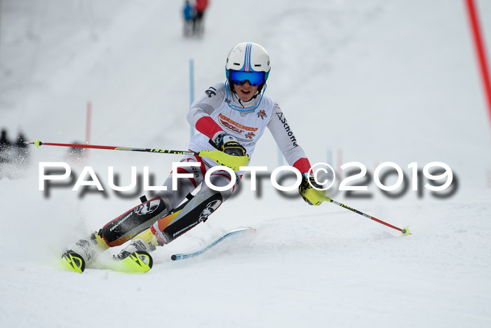 DSV Dt. Schülercup U14 SL 20.01.2019 Slalom