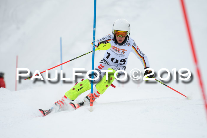 DSV Dt. Schülercup U14 SL 20.01.2019 Slalom
