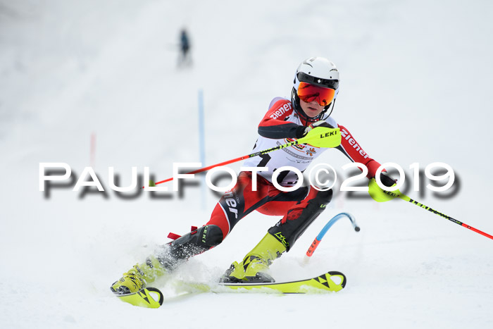 DSV Dt. Schülercup U14 SL 20.01.2019 Slalom