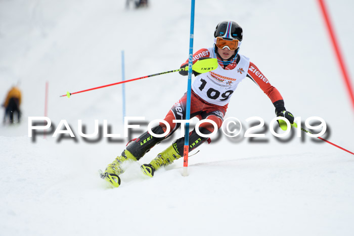 DSV Dt. Schülercup U14 SL 20.01.2019 Slalom
