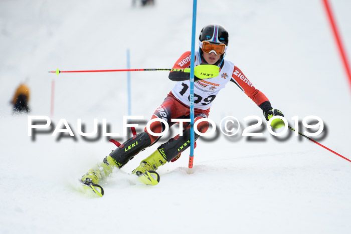 DSV Dt. Schülercup U14 SL 20.01.2019 Slalom