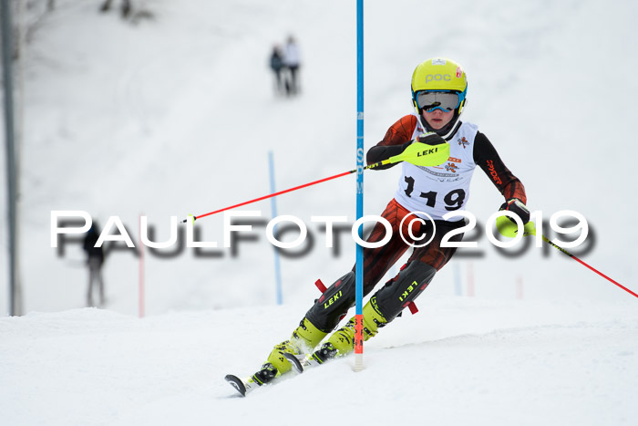 DSV Dt. Schülercup U14 SL 20.01.2019 Slalom