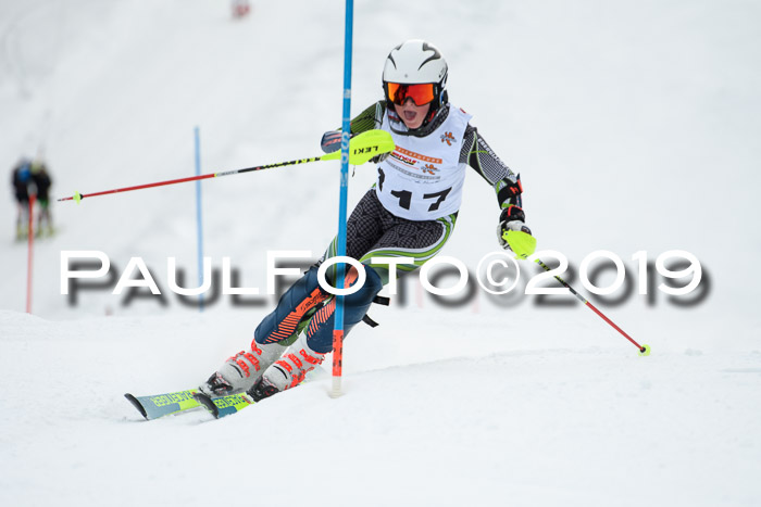 DSV Dt. Schülercup U14 SL 20.01.2019 Slalom