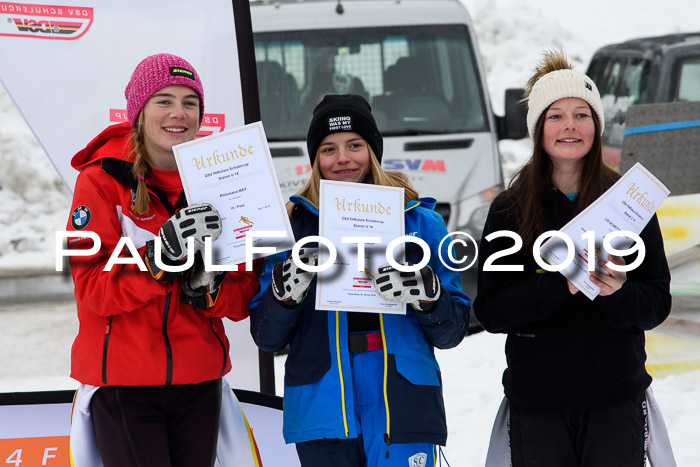 DSV Dt. Schülercup U14 SL 20.01.2019 Slalom