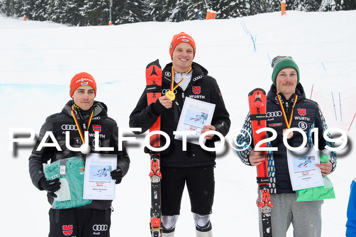 Int. FIS Rennen + NJC  AC Herren, FIS SG, Götschen, 25.01.2019
