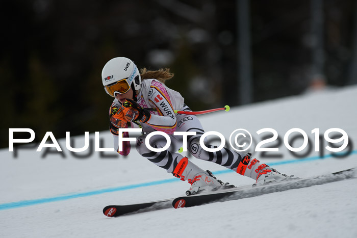 Int. FIS Rennen + NJC  AC Damen, FIS SG, Götschen, 01.02.2019