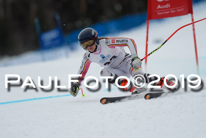 Int. FIS Rennen + NJC  AC Damen, FIS SG, Götschen, 01.02.2019