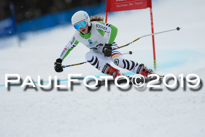 Int. FIS Rennen + NJC  AC Damen, FIS SG, Götschen, 01.02.2019