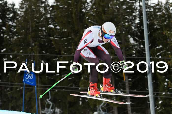 Int. FIS Rennen + NJC  AC Damen, FIS SG, Götschen, 01.02.2019