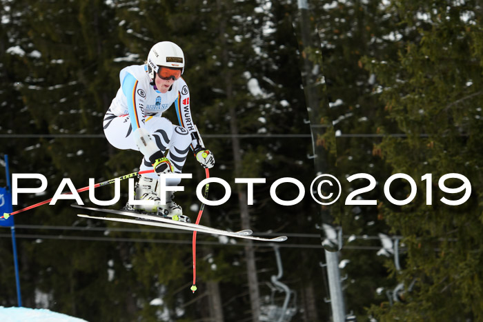 Int. FIS Rennen + NJC  AC Damen, FIS SG, Götschen, 01.02.2019